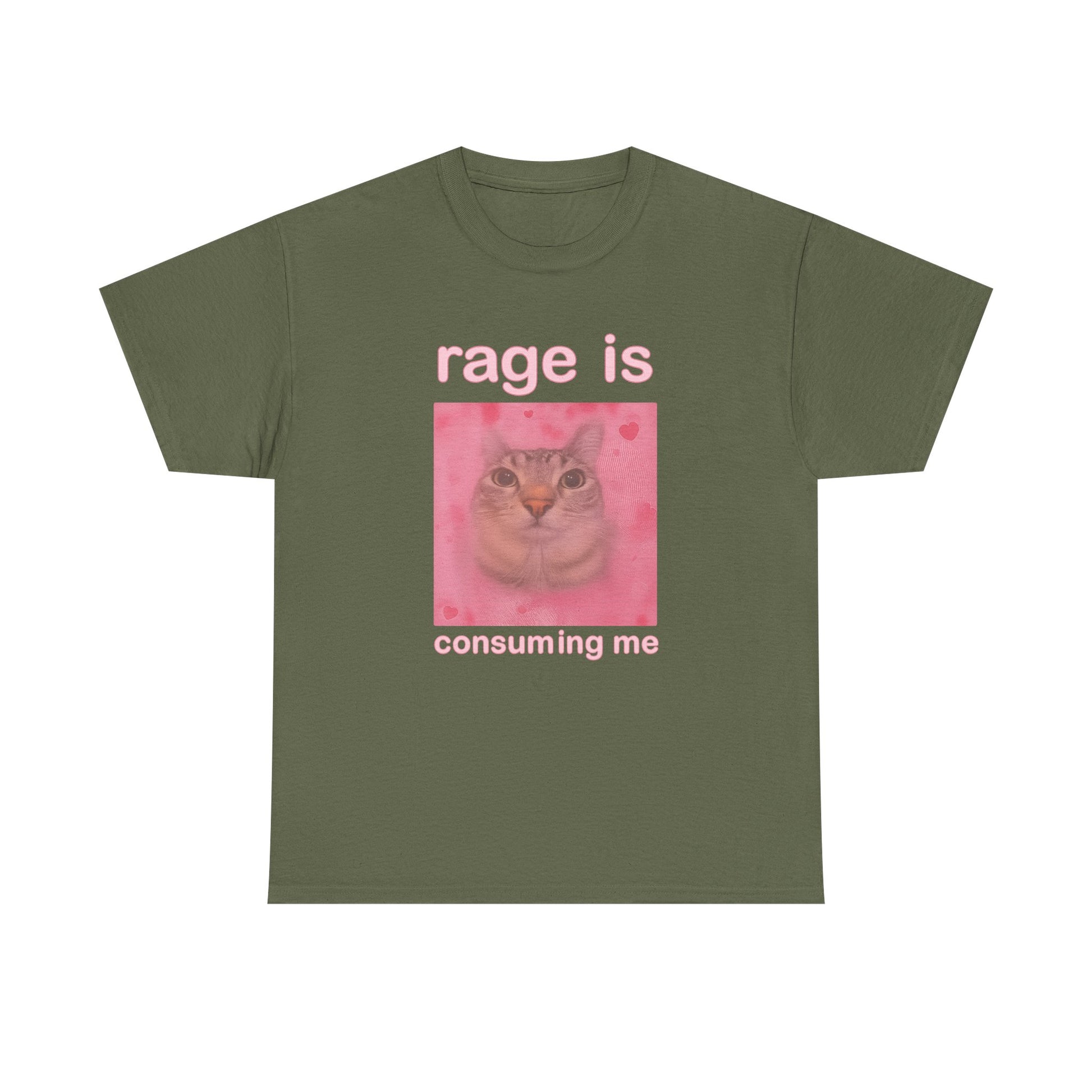 “Rage Is Consuming Me” Cat Tee