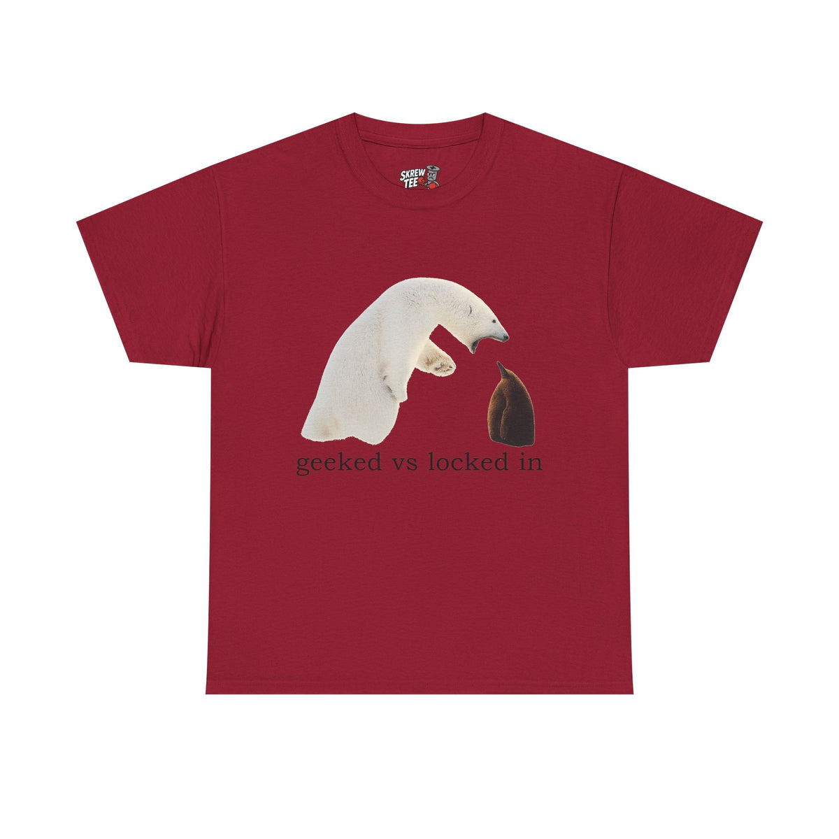 Geeked vs locked in T-shirt