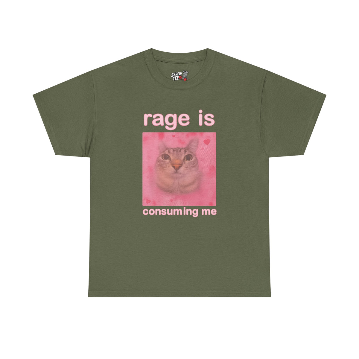 “Rage Is Consuming Me” Cat Tee