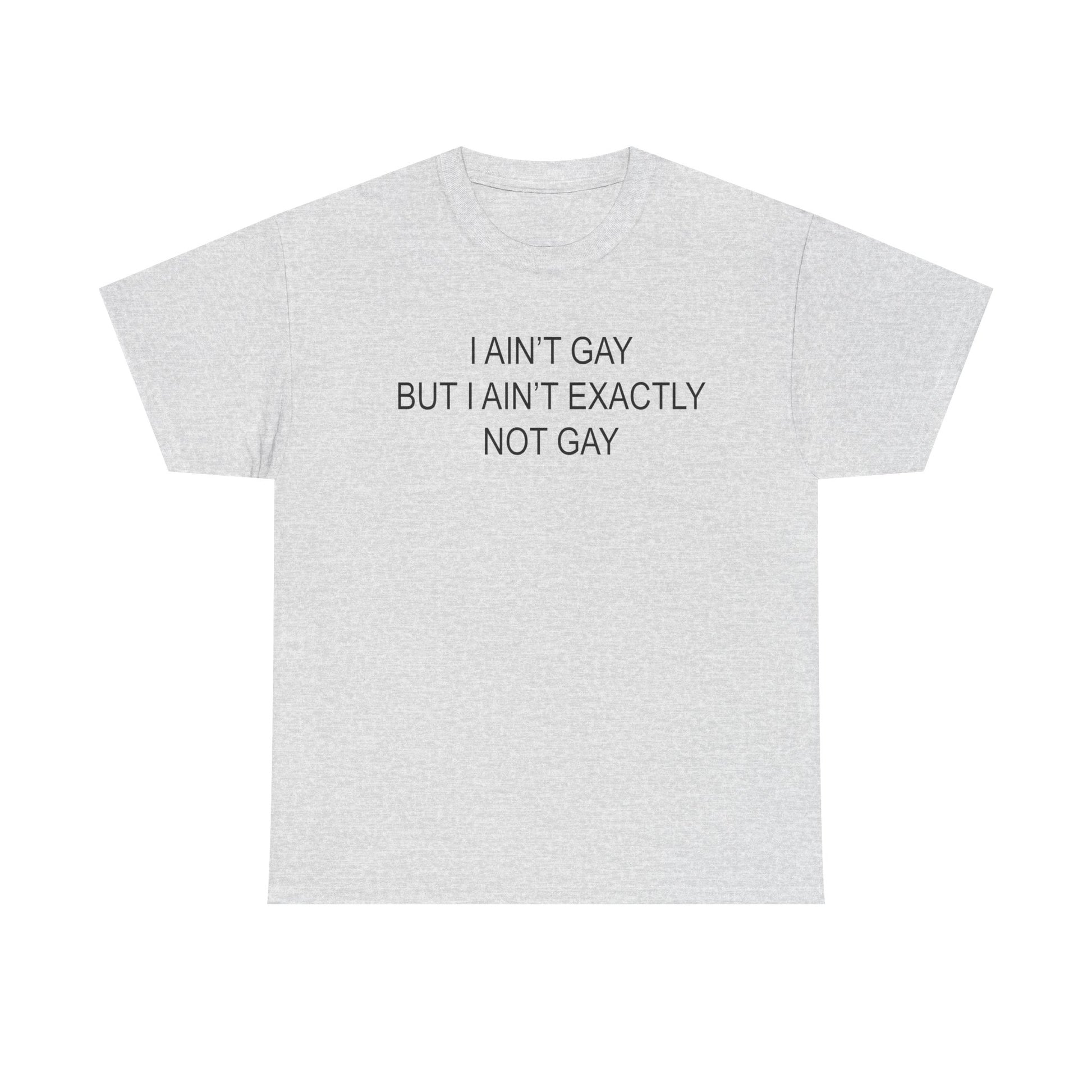 I Ain't Gay But I Ain't Exactly Not Gay Tee