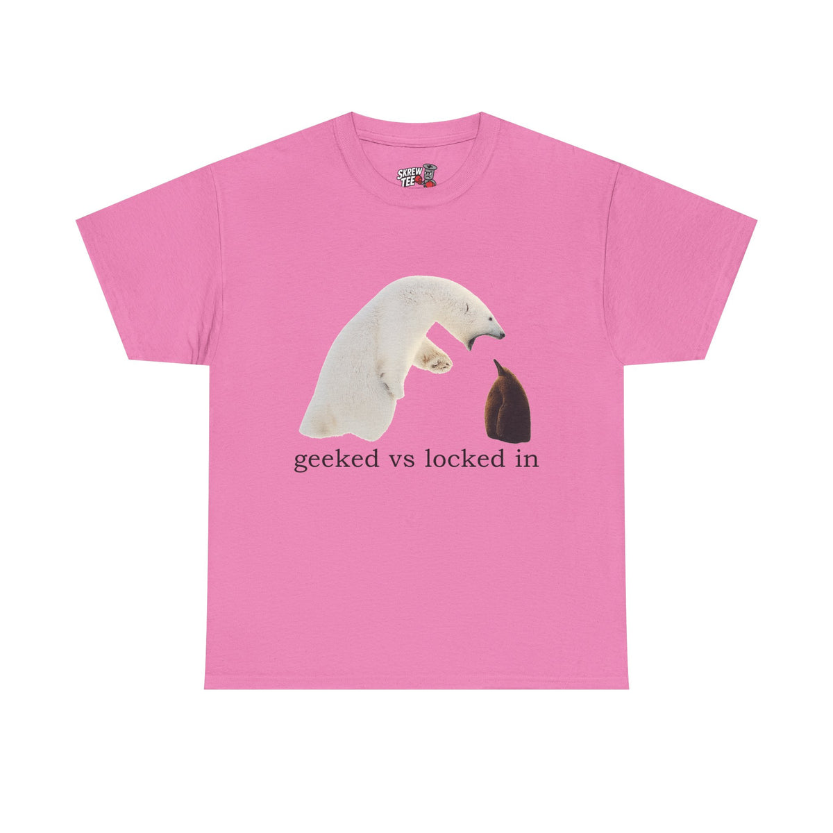 Geeked vs locked in T-shirt