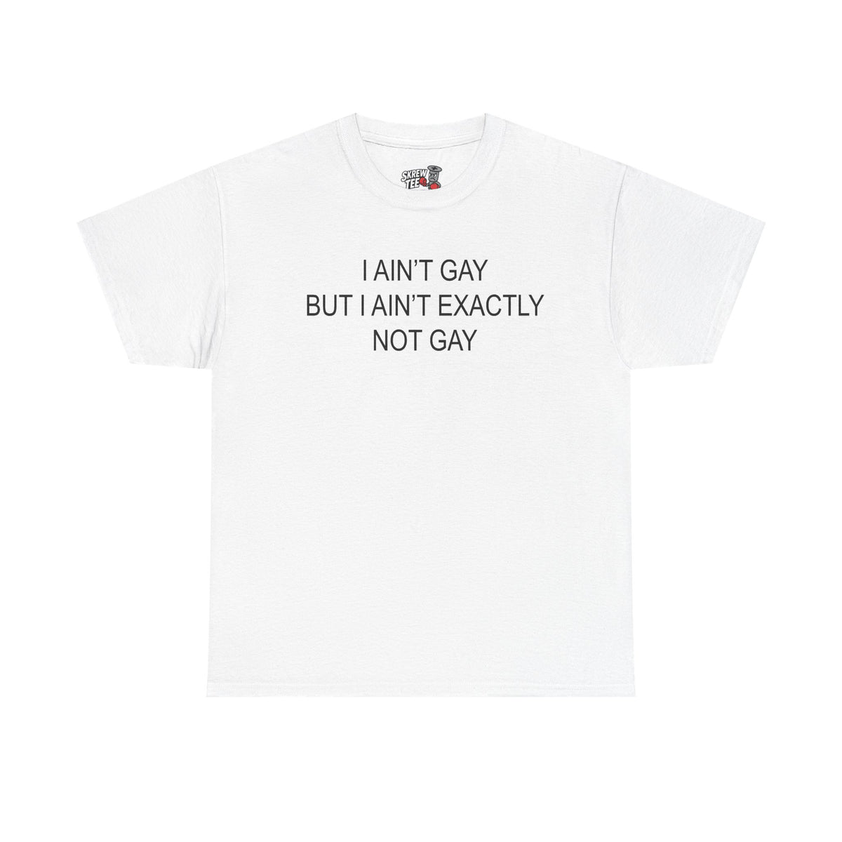 I Ain't Gay But I Ain't Exactly Not Gay Tee