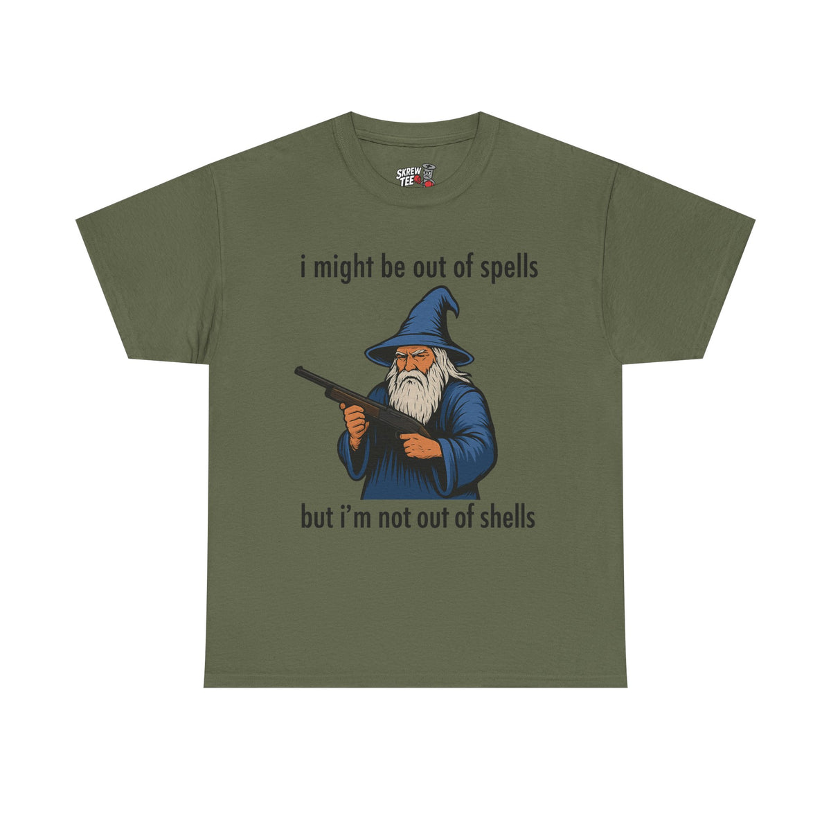 Out of Spells, Not Out of Shells T-Shirt