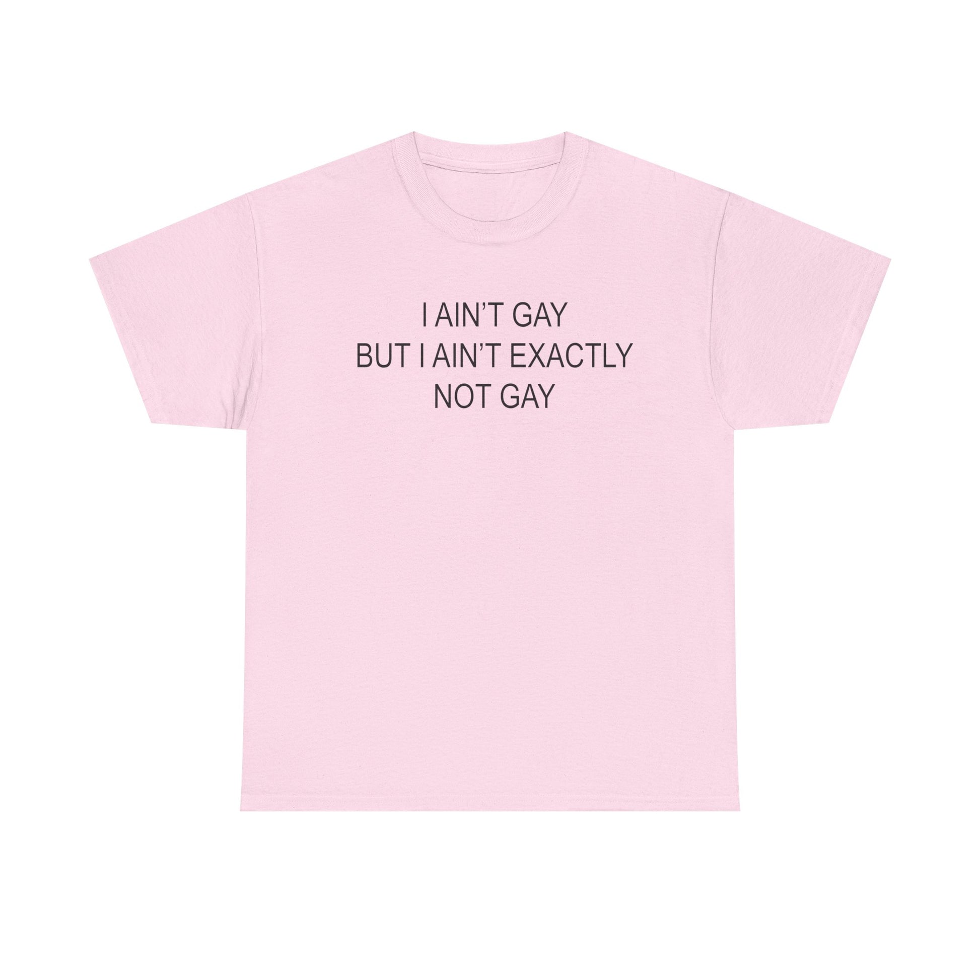 I Ain't Gay But I Ain't Exactly Not Gay Tee