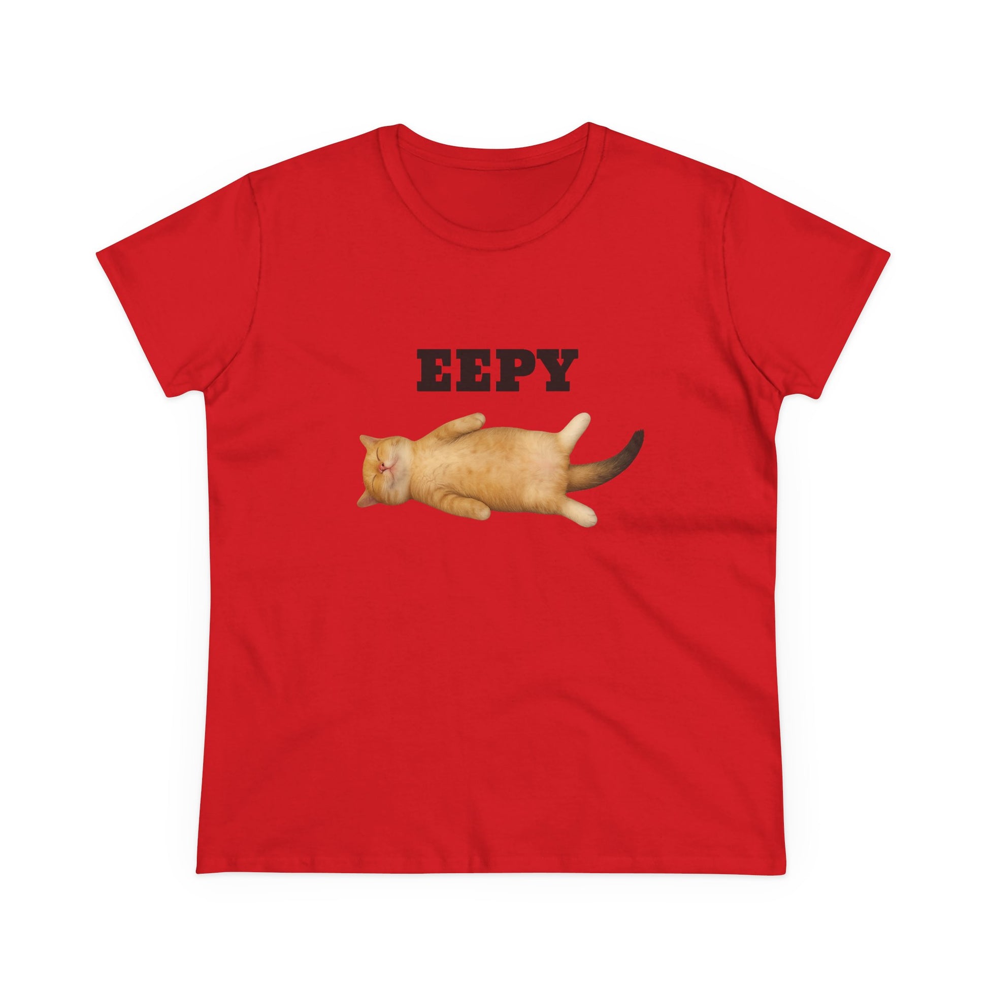 Eepy Cat Womens T-shirt