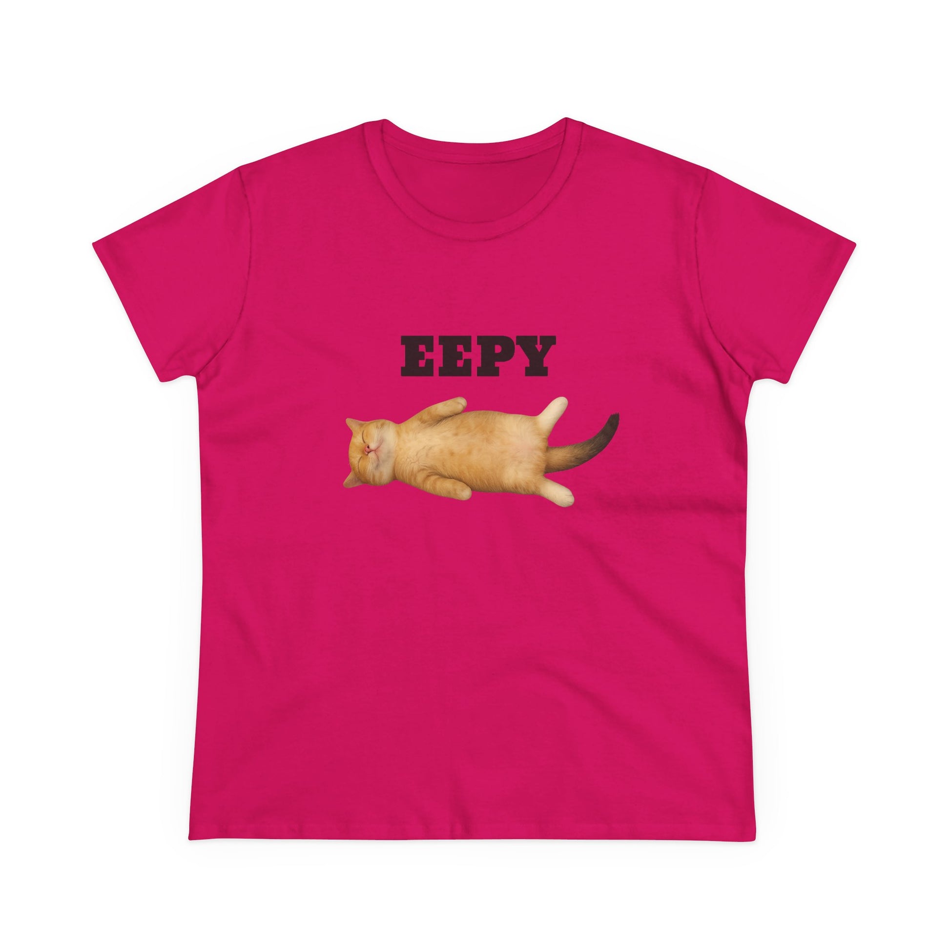 Eepy Cat Womens T-shirt