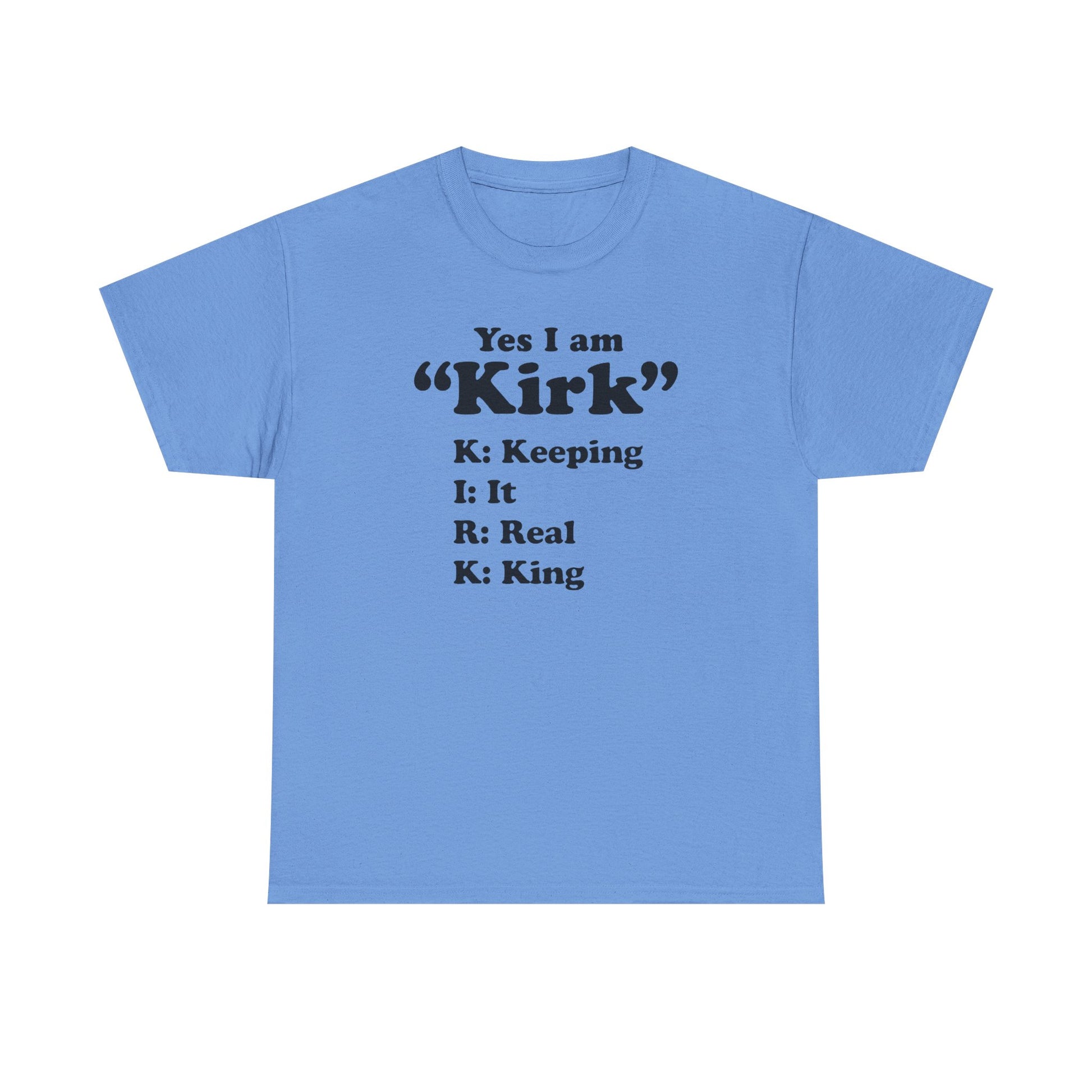 Yes i am Kirk Tee