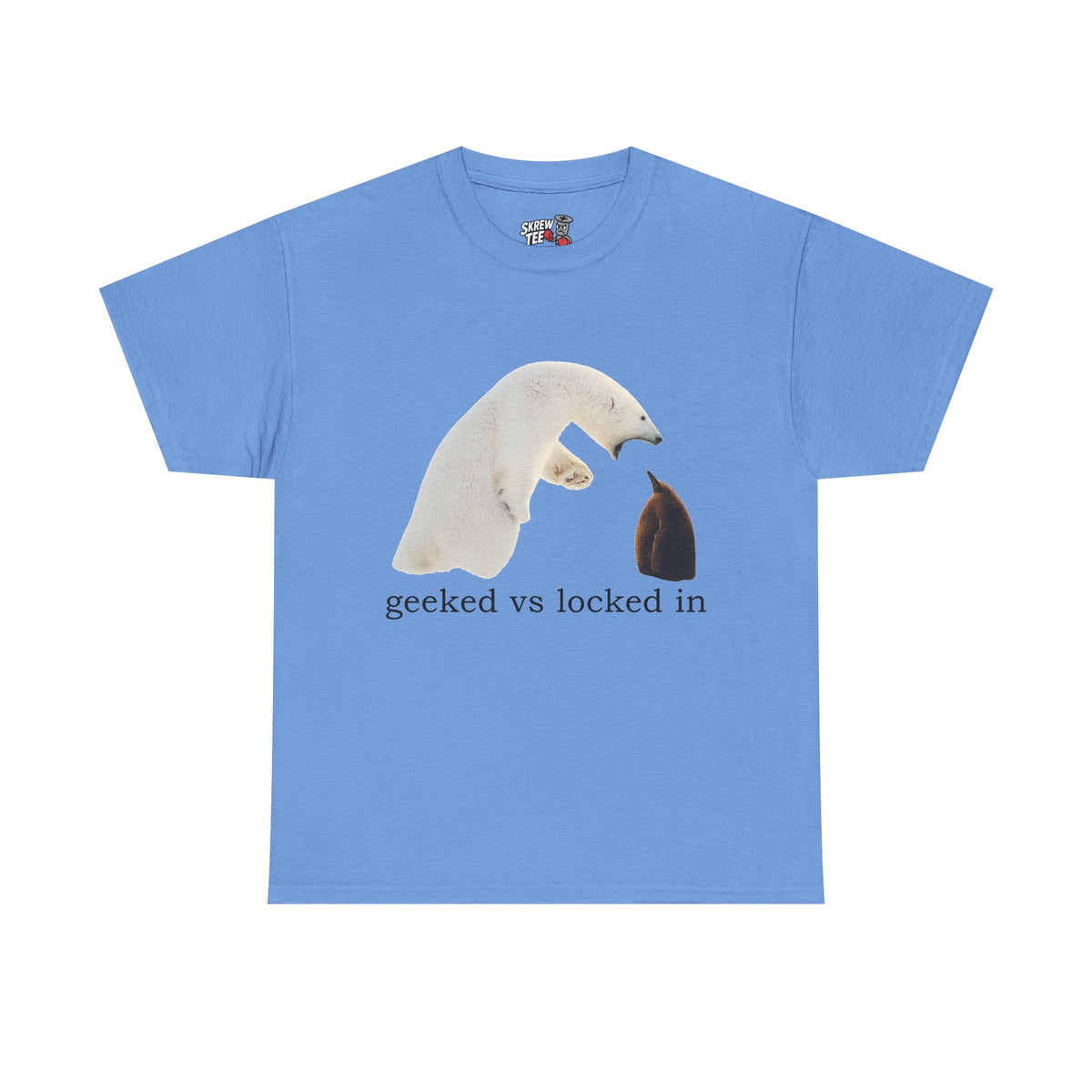Geeked vs locked in T-shirt
