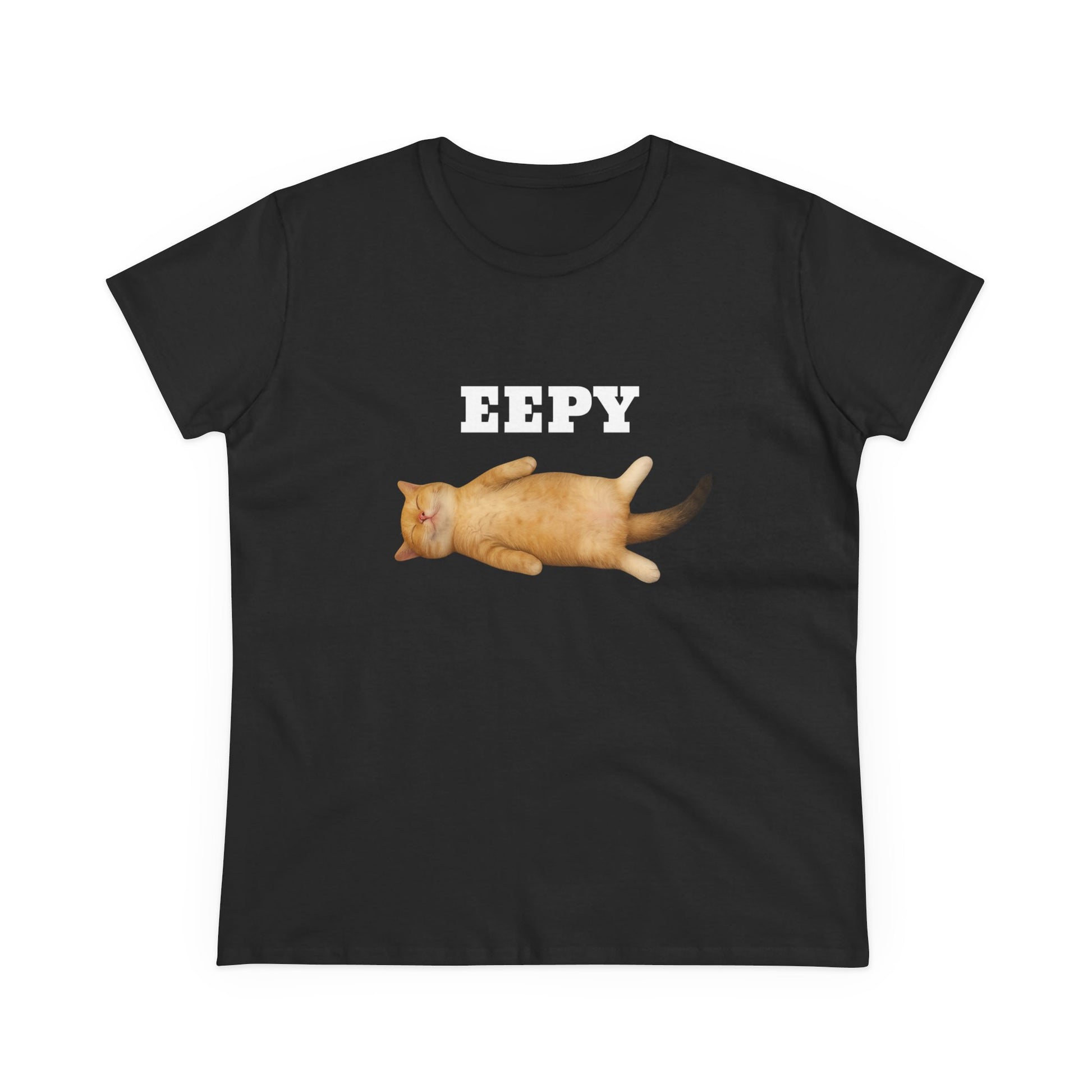 Eepy Cat Womens T-shirt
