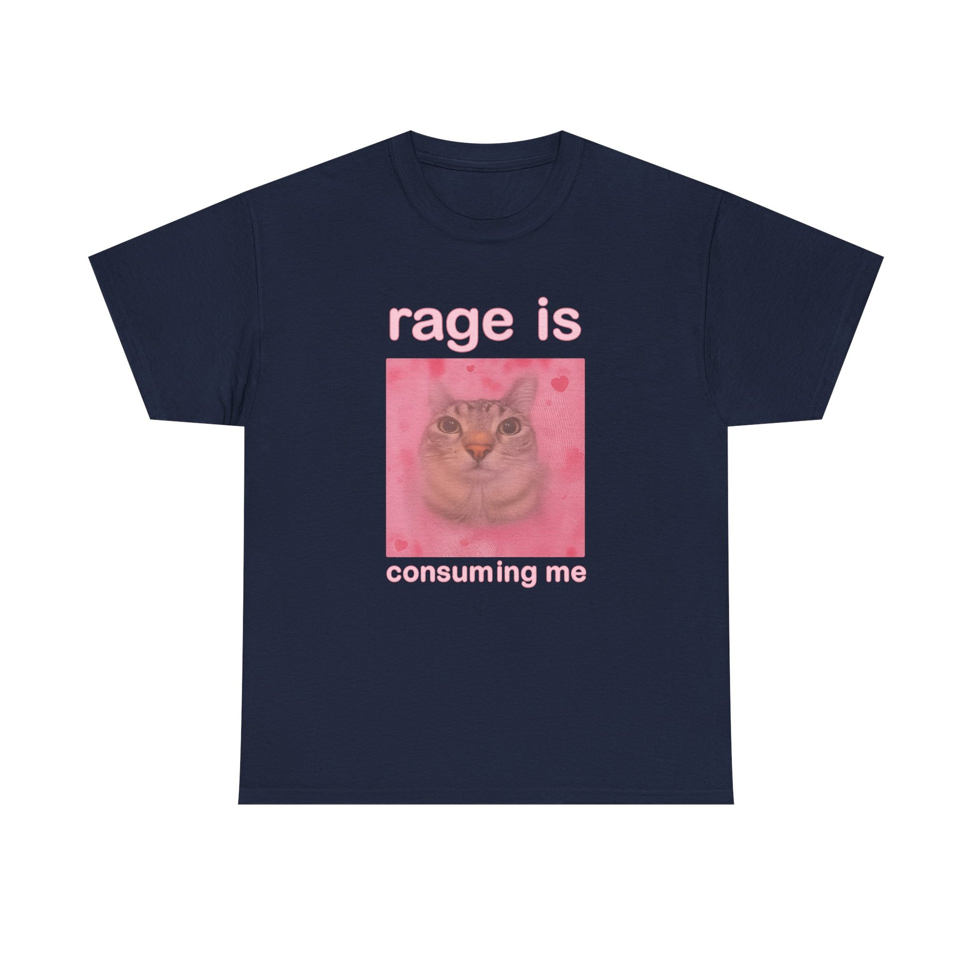 “Rage Is Consuming Me” Cat Tee
