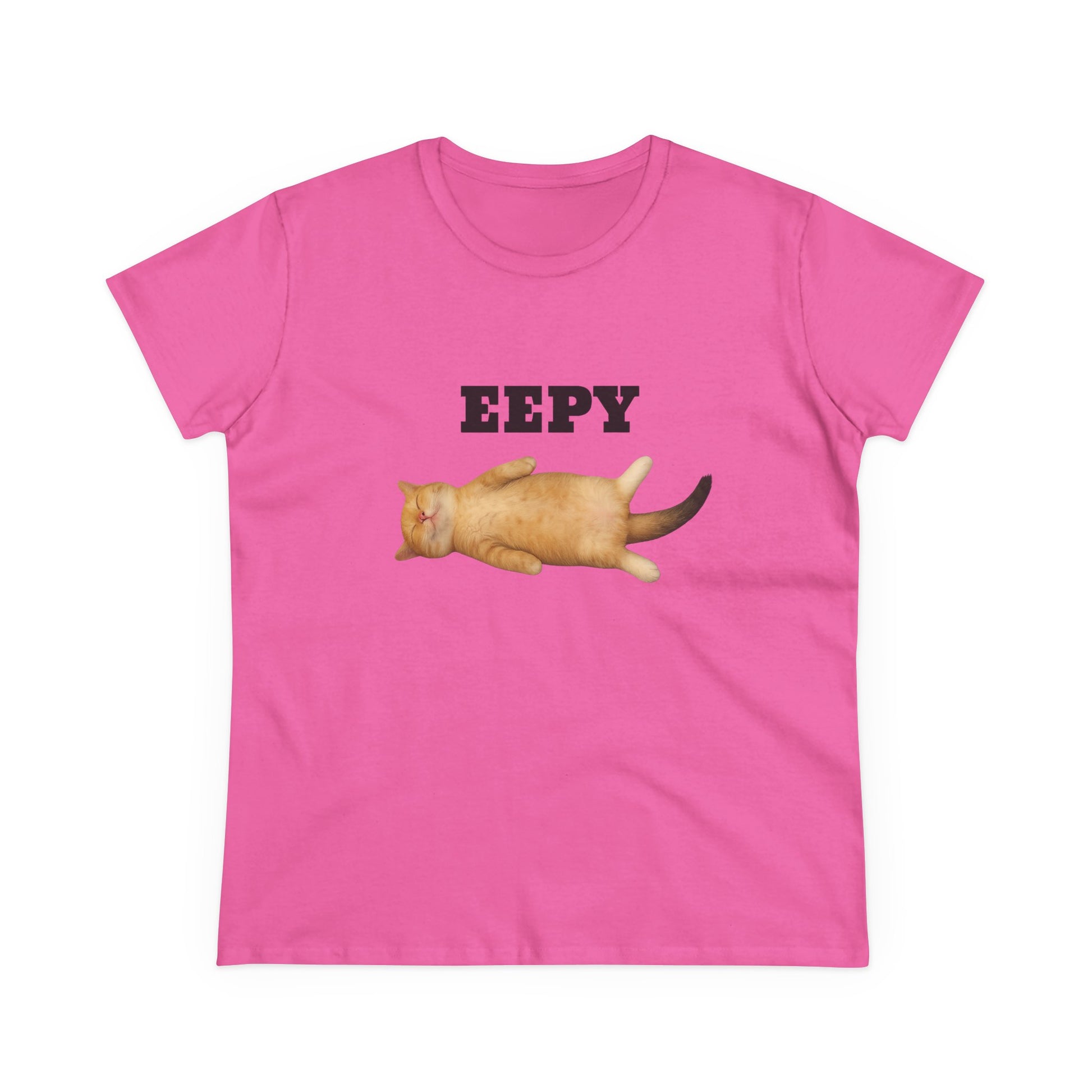 Eepy Cat Womens T-shirt