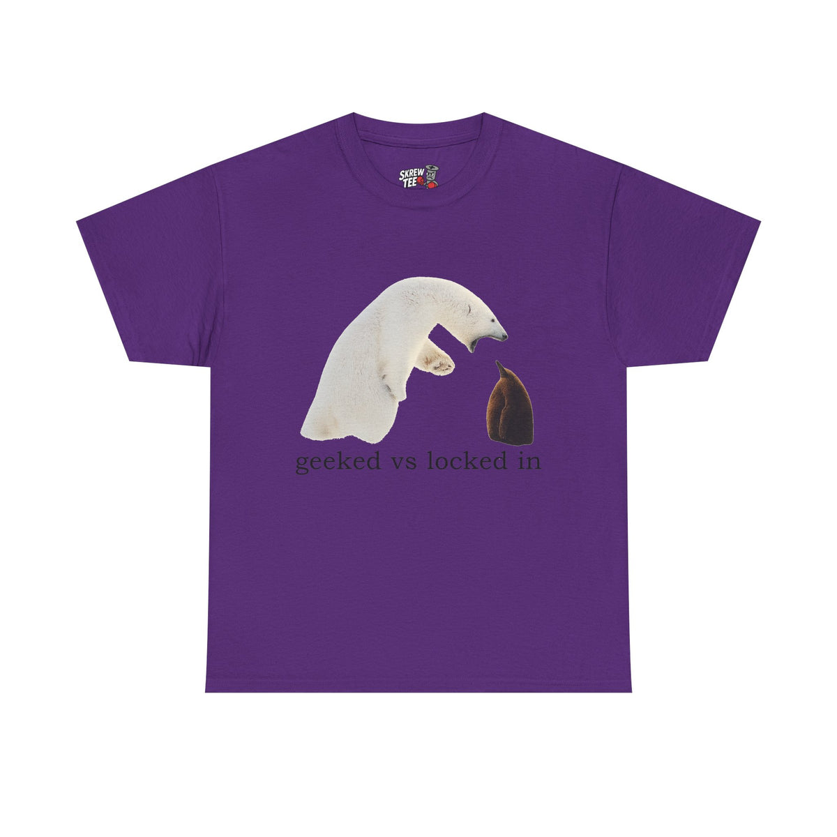Geeked vs locked in T-shirt