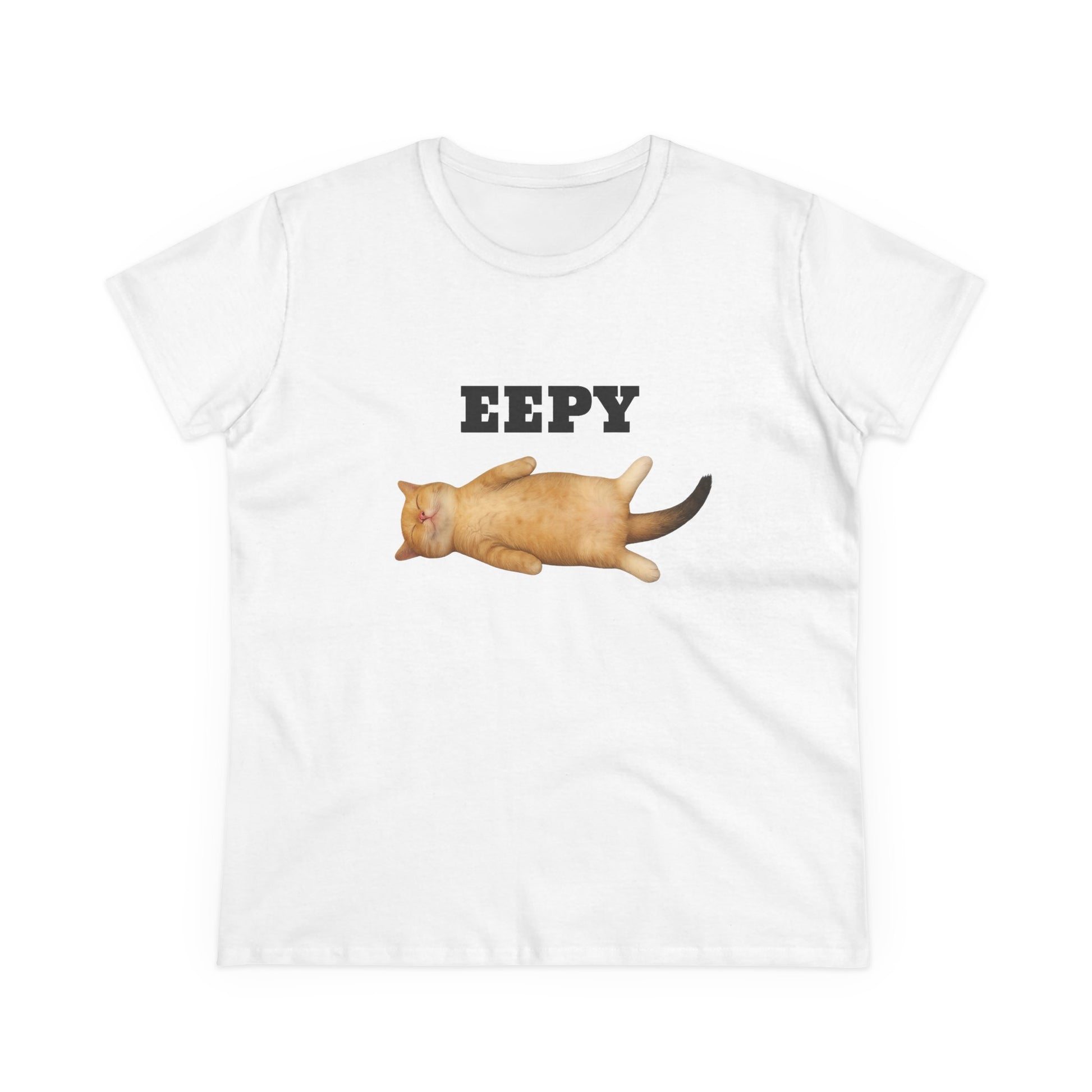 Eepy Cat Womens T-shirt