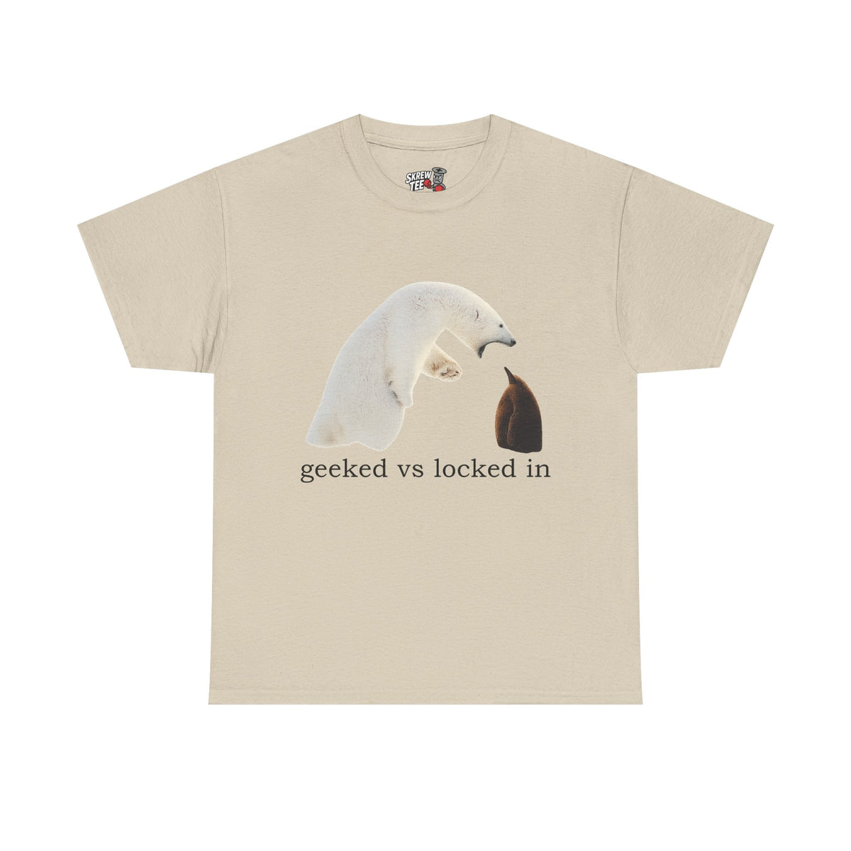 Geeked vs locked in T-shirt