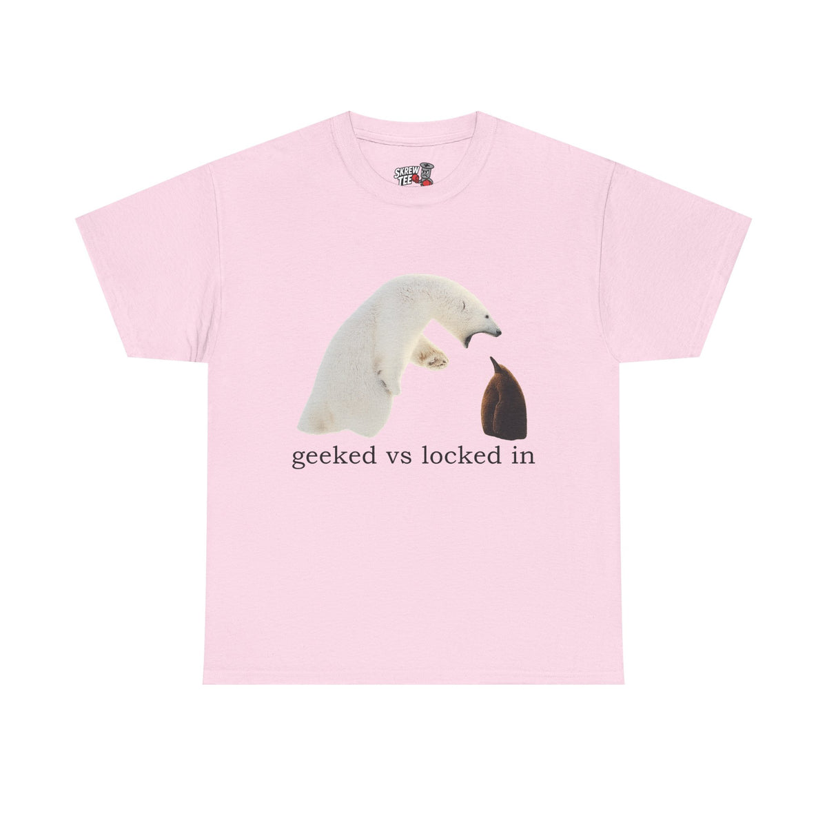 Geeked vs locked in T-shirt