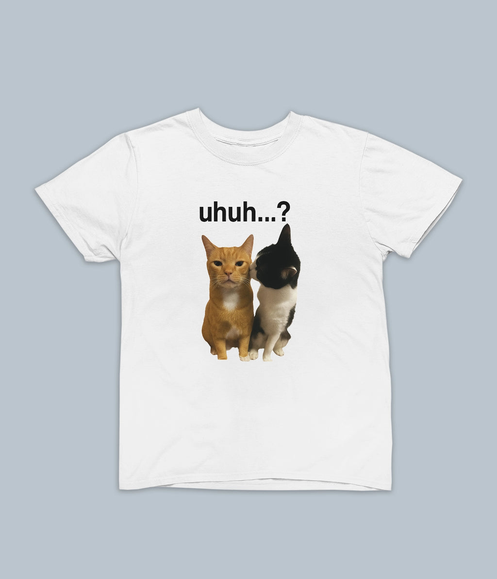Uhuh Cat Kiss Tee