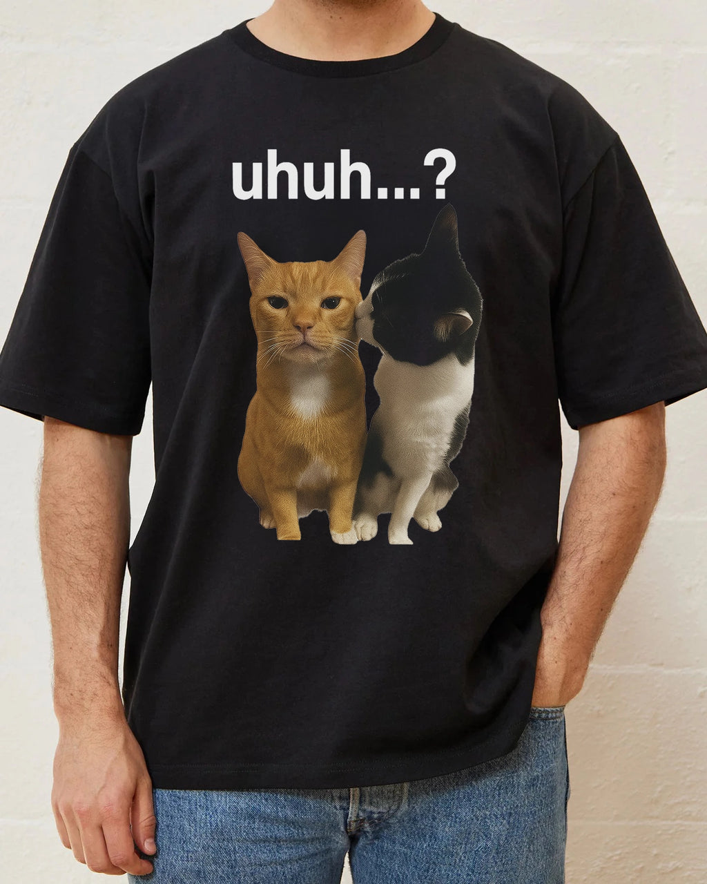 Uhuh Cat Kiss Tee
