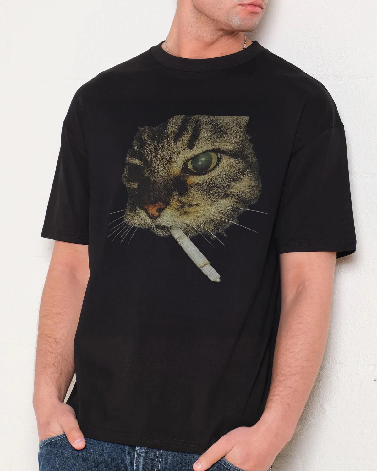 Cat Smoking T-shirt