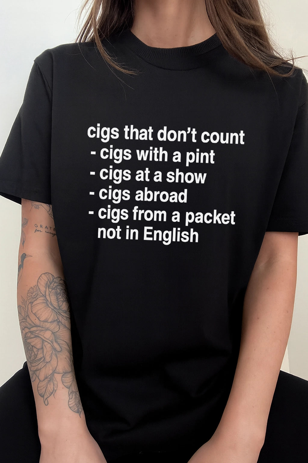 Cigs that don't count T-shirt