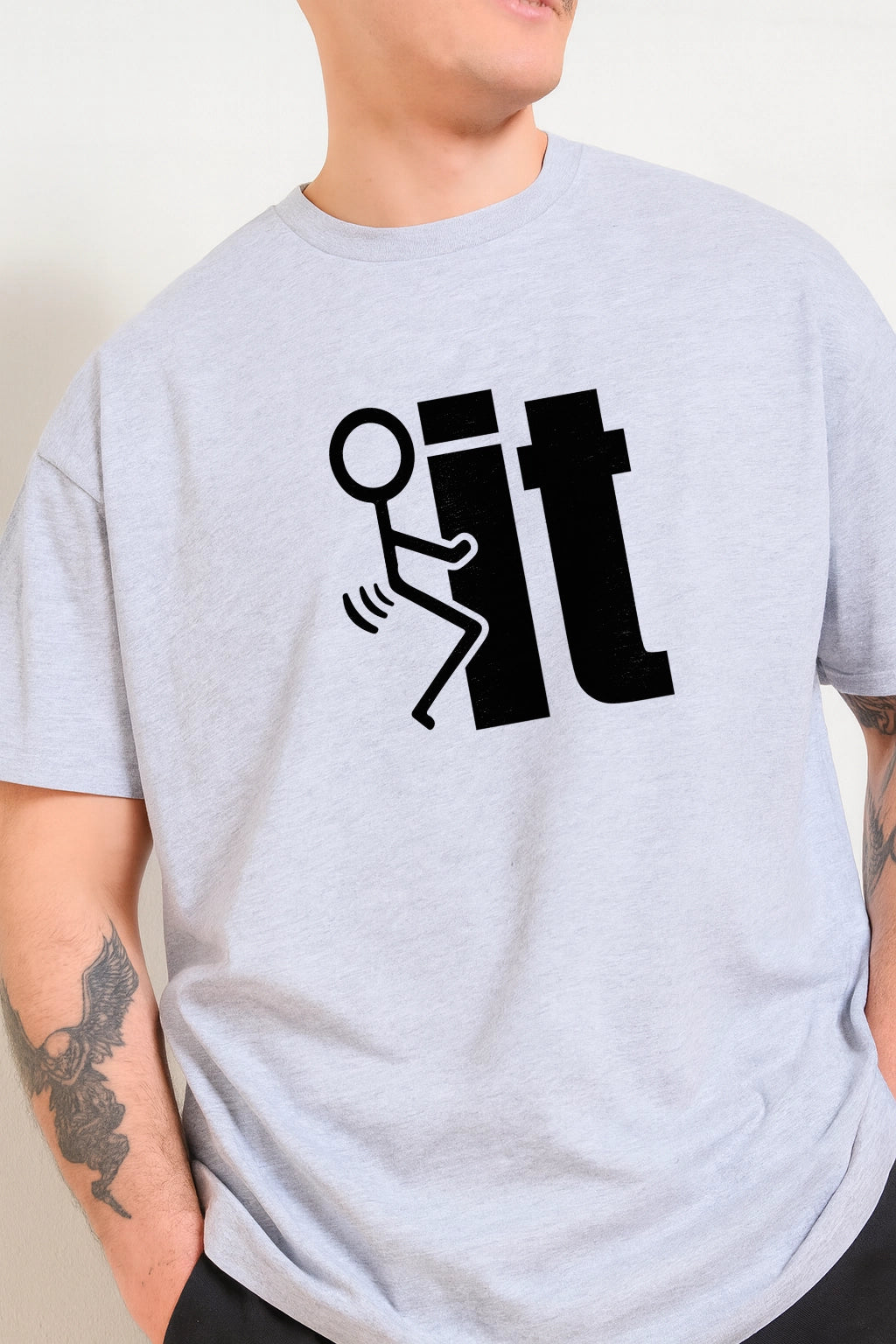 “F*ck It” Stick Figure Tee