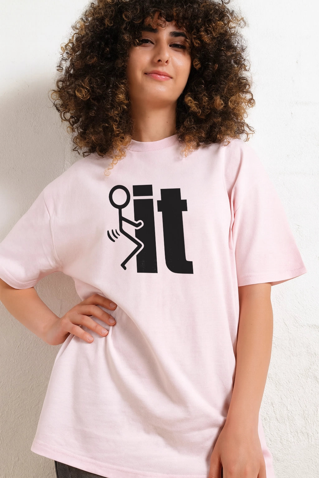“F*ck It” Stick Figure Tee