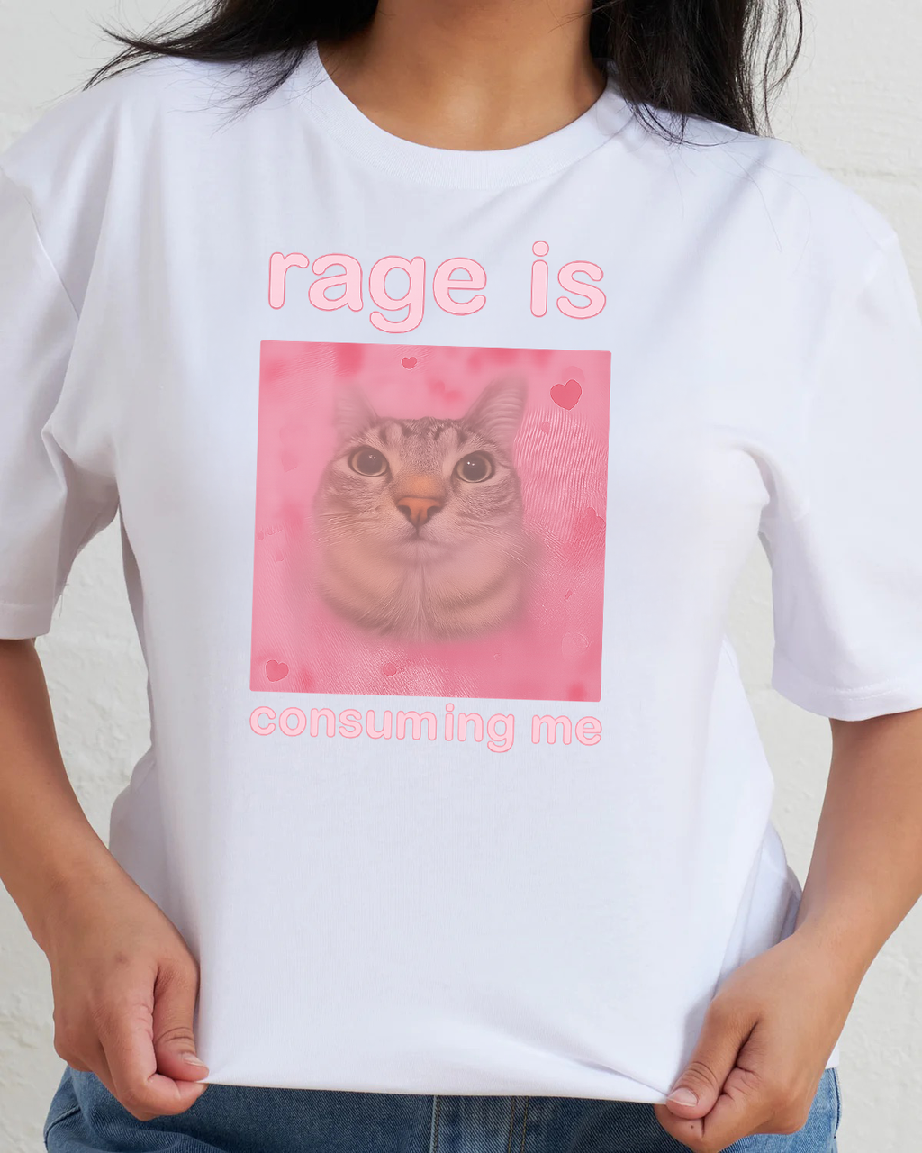 “Rage Is Consuming Me” Cat Tee
