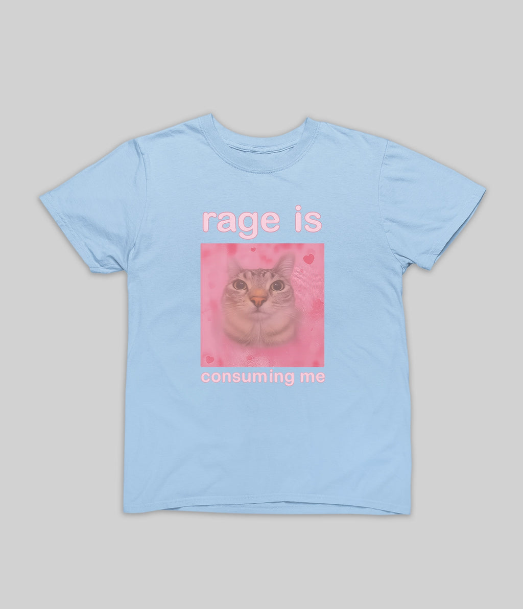 “Rage Is Consuming Me” Cat Tee