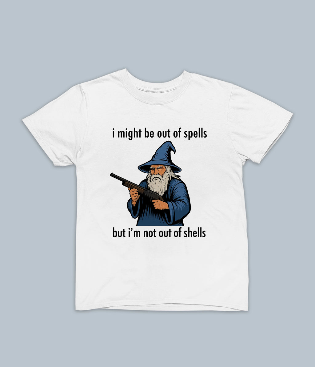Out of Spells, Not Out of Shells T-Shirt